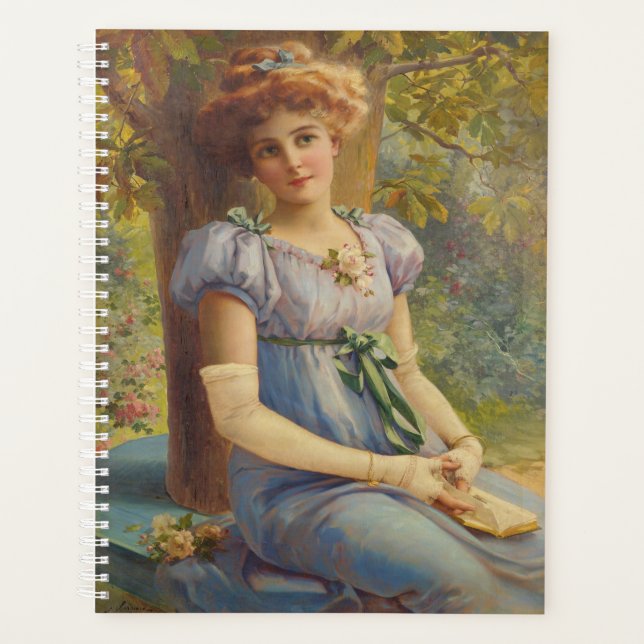 Agenda Vintage Victorian Retrait Planner (Frente)