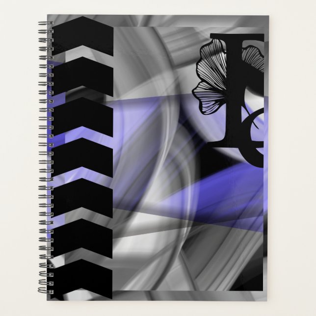 Agenda Violação de Lavanda da Tendência do Planner (Frente)