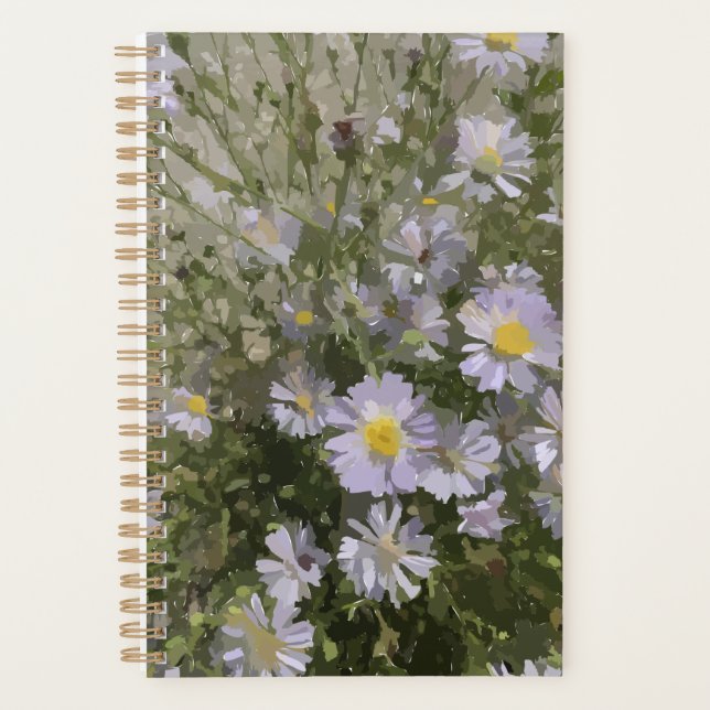 Agenda Violet Asters Planner (Frente)