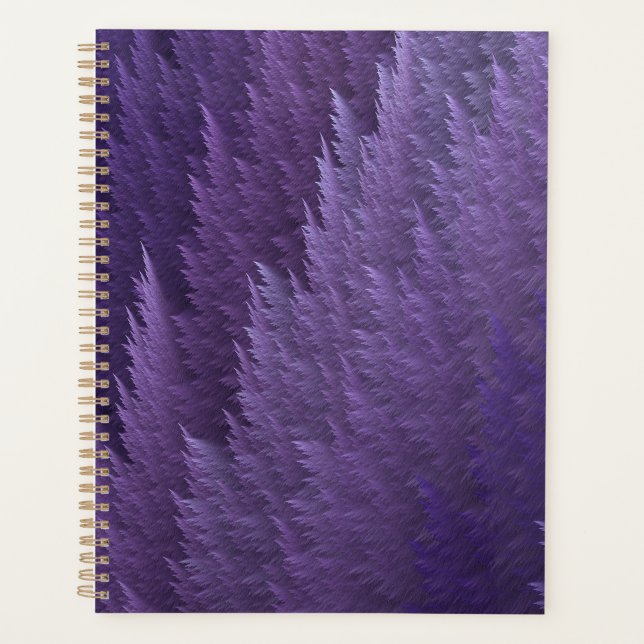 Agenda Violet Lilac Purple Tartan Feather Pattern (Frente)