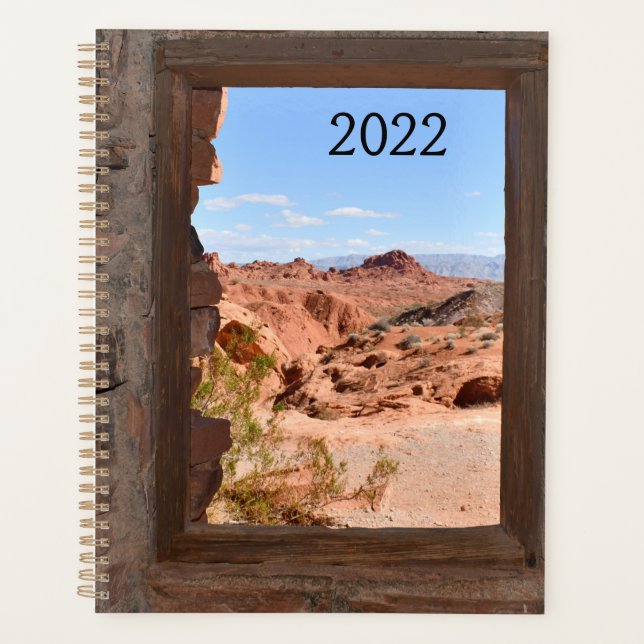 Agenda Vista de cabine de dentro do Vale do Fogo (Frente)