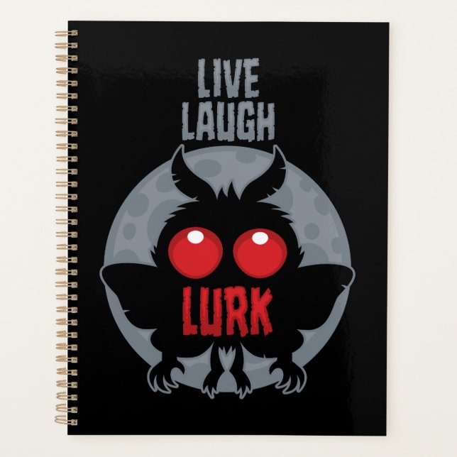 Agenda Viva Ria Espreitar Mothman Críptido (Frente)