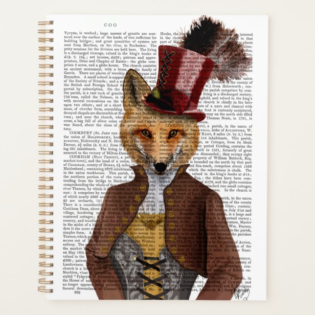 Agenda Vivienne Steampunk Fox (Frente)
