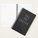 Agenda VOCÊ É SUFICIENTE | Gráfico de Arte de Palavras In<br><div class="desc">Você é o suficiente | Um encorajamento motivacional,  inspirador,  que diz na tipografia moderna minimalista da escrita manual.</div>