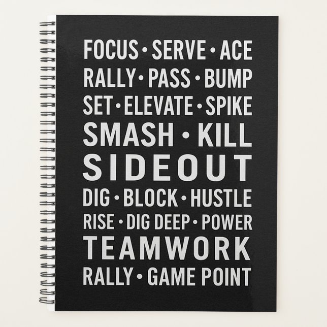 Agenda Volleyball Planner, Motivational Game Sequences (Frente)