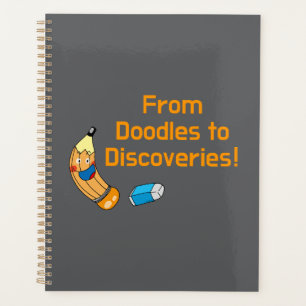 Agenda Voltar aos Doodles e Descobertas Escolares