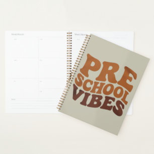 Agenda Voltar às aulas primeiro dia da pré-escola Groovy