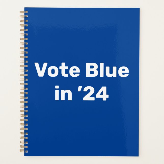 Agenda Vote Blue em 2024 (Frente)