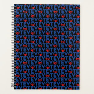 Agenda Vote Joe Hope 2020 Biden, azul, vermelho, padrão 