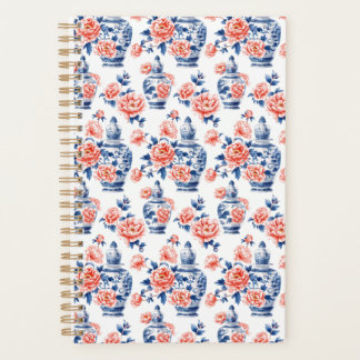 Agenda Vovô Chinoiserie Ginger Jar Pink