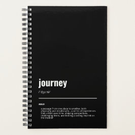Agenda WanderTag - Journey Black Planner 2026
