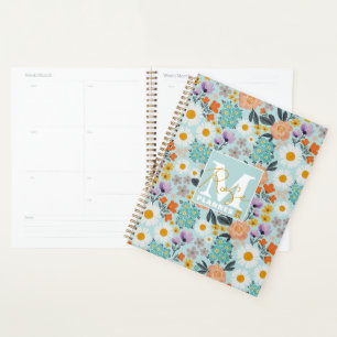 Agenda Watercolor Boho Floral