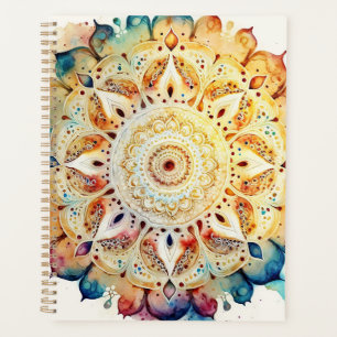 Agenda Watercolor Mandala