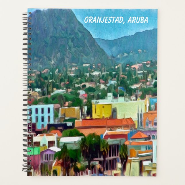 Agenda Watercolor Oranjestad, Aruba (Frente)