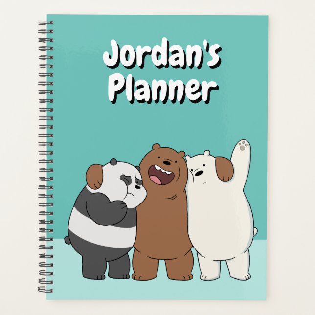 Agenda We Bare Bears Group Hug (Frente)