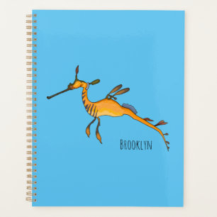 Agenda Weedy seadragon cartoon illustration