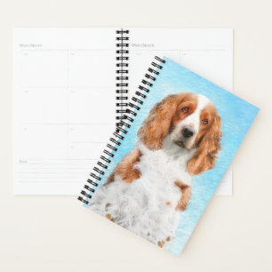 Agenda Welsh Springer Spaniel Painting - Arte Original De