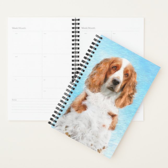 Agenda Welsh Springer Spaniel Painting - Arte Original De (Exibição)