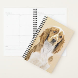 Agenda Welsh Springer Spaniel Painting - Arte Original De