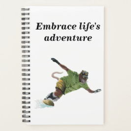 Agenda Wererat Snowboarder Sport Fantasy Art Planner