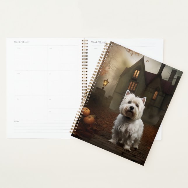 Agenda West Highland White Terrier Halloween Scareen (Exibição)