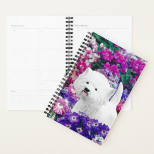 Agenda West Highland White Terrier Pintando Arte Canina