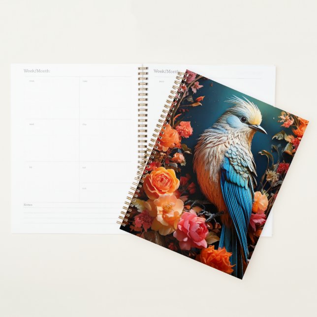 Agenda Whimsic Nature Blue Bird (Exibição)