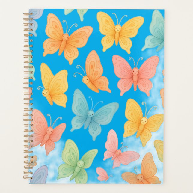 Agenda "Whimsical Butterflies" Tote (Frente)