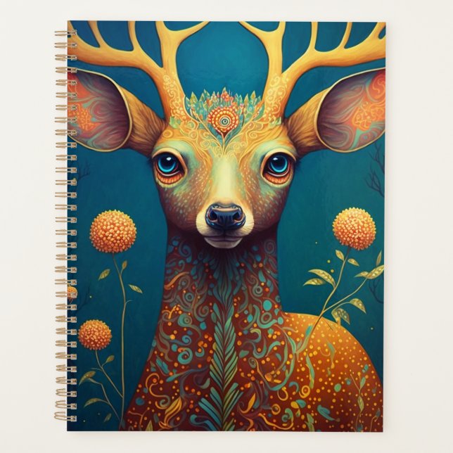 Agenda Whimsical Deer Fantasy Art (Frente)