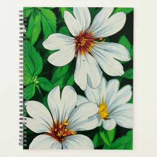Agenda White Floral