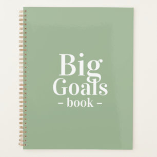 Agenda White Sage Green - Livro Branco sobre Grandes Obje