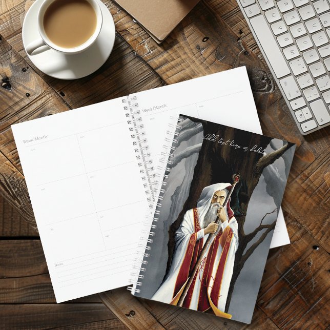 Agenda White Wizard Oak Tree Fantasy (Criador carregado)