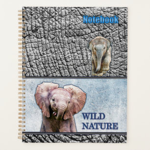 Agenda WILD NATURE - coleção de design ELEPHANT