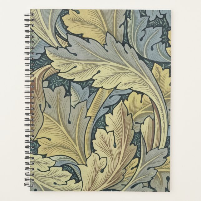 Agenda William Morris Acanthus Deixa Arte Floral Nouveau (Frente)