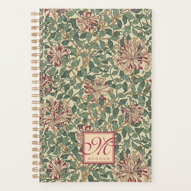Agenda William Morris - Art Nouveau Honeysuckle & Leaves (Frente)