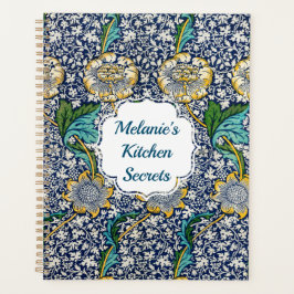 Agenda William Morris Kennet Floral Recipientes Planejado
