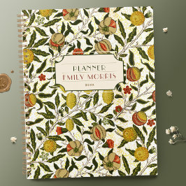 Agenda William Morris Pomegranate Lemons Padrão Fruta