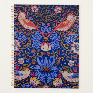 Agenda William Morris Strawberry Thief Padrão Floral