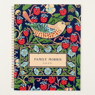 Agenda William Morris Strawberry Thief Planner