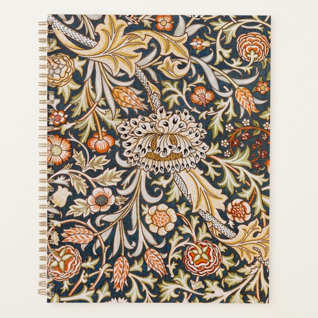 Agenda William Morris Trent Garden Flower Pattern Classic (Frente)