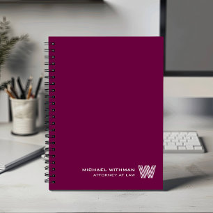 Agenda WINE Minimal Monograma Inicial CORPORATIVO EMPRESA