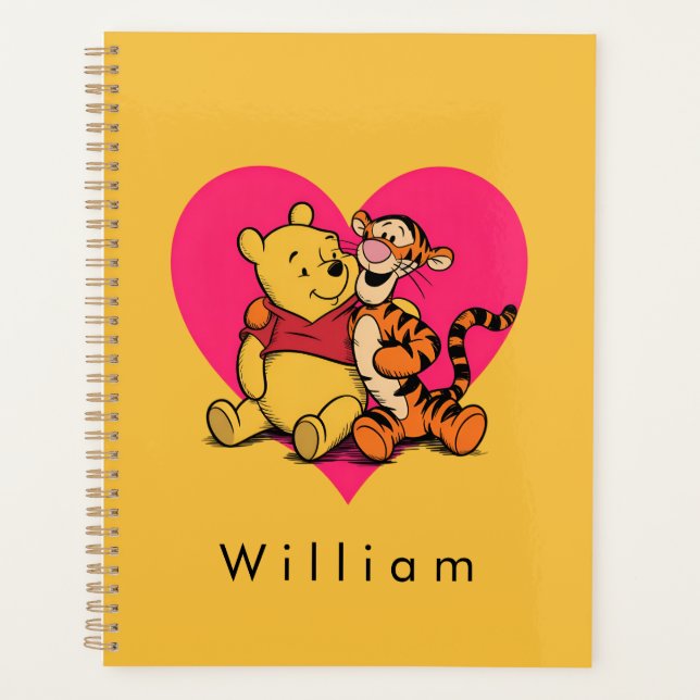 Agenda Winnie the Pooh & Tigger Doces (Frente)