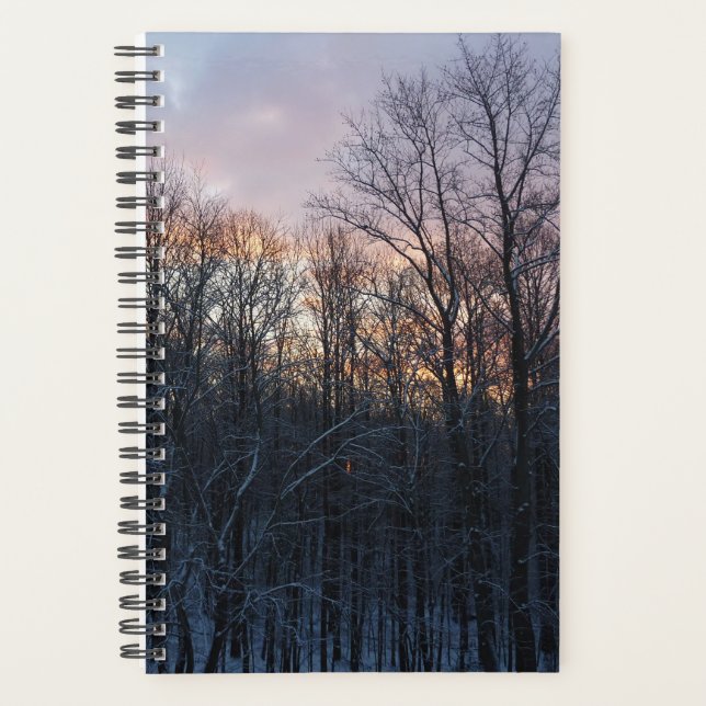 Agenda Winter Sunrise I Pastel Nature Landscape (Frente)