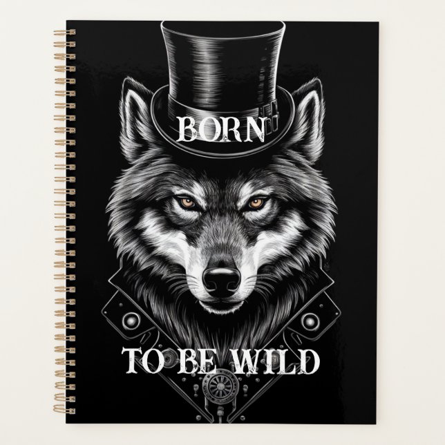 Agenda Wolf Cobrir Planner (Frente)