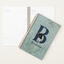 Agenda Wonderland White Rabbit - Letra B
