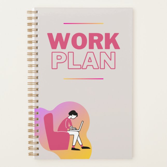 Agenda Work plan (Rosa) (Frente)