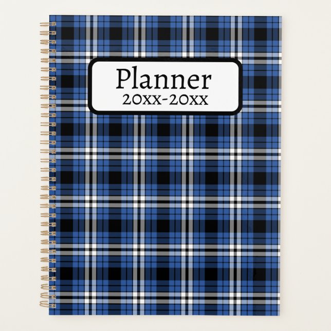 Agenda Xadrez Azul (Frente)