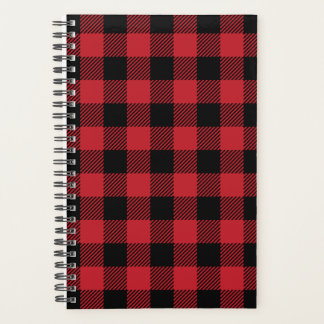 Agenda Xadrez de Buffalo Vermelho