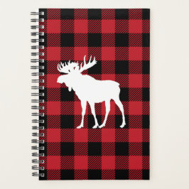 Agenda Xadrez de Buffalo Vermelho