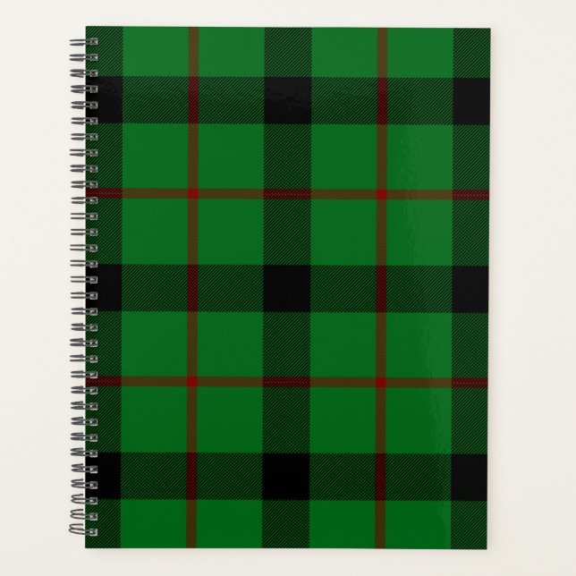 Agenda Xadrez escocesa Clan Kincaid Tartan (Frente)